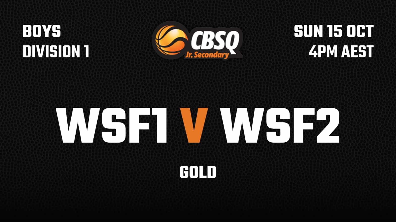 Boys Div 1 - Gold Medal Match Cover Image